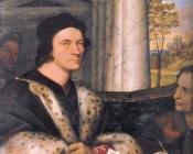 塞巴斯蒂亚诺 德尔 皮翁博 : Portrait of Ferry Carondelet and his Secretaries